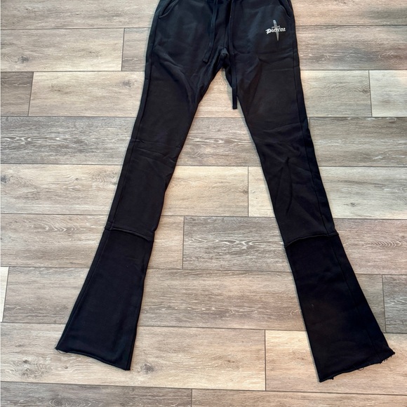 Black Men’s Super Stacked Sweats - Picture 1 of 1